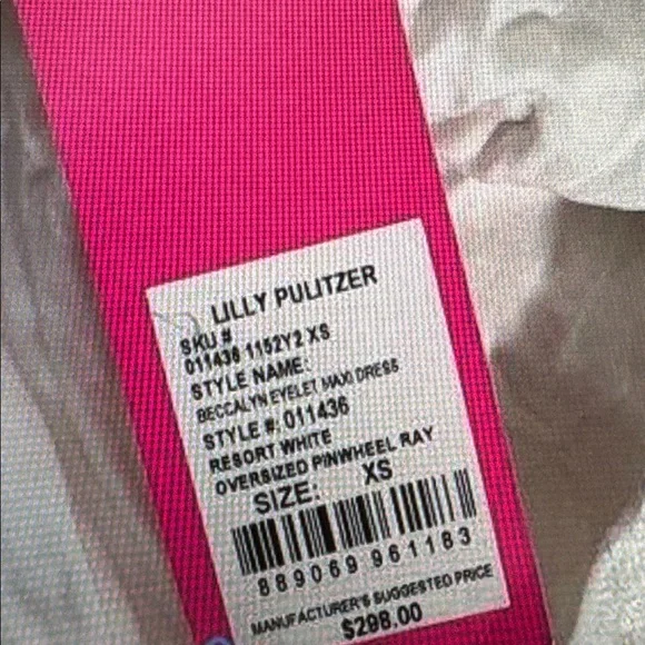 Lilly Pulitzer Beccalyn Eyelet Maxi Dress - Picture 6 of 6